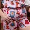 Cakeworthy Honeydukes Co-ord Shorts For Adults -Harry Potter Gifts Shop adult cakeworthy honeydukes coord bottoms 2
