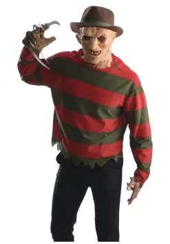 Adult Freddy Krueger Costume W/ Mask
