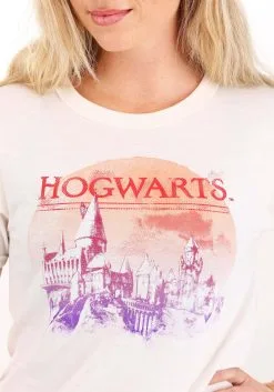 Harry Potter Red Moon Hogwarts Adult T-Shirt -Harry Potter Gifts Shop adult harry potter red moon hogwarts t shirt alt 3