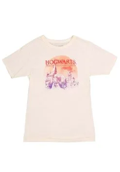 Harry Potter Red Moon Hogwarts Adult T-Shirt -Harry Potter Gifts Shop adult harry potter red moon hogwarts t shirt alt 4