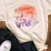 Harry Potter Red Moon Hogwarts Adult T-Shirt 1 Harry Potter Red Moon Hogwarts Adult T-Shirt -Harry Potter Gifts Shop adult harry potter red moon hogwarts t shirt upd 1
