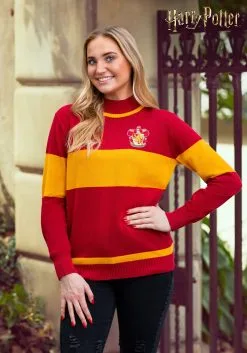 Lightweight Harry Potter Gryffindor Quidditch Sweater For Adults