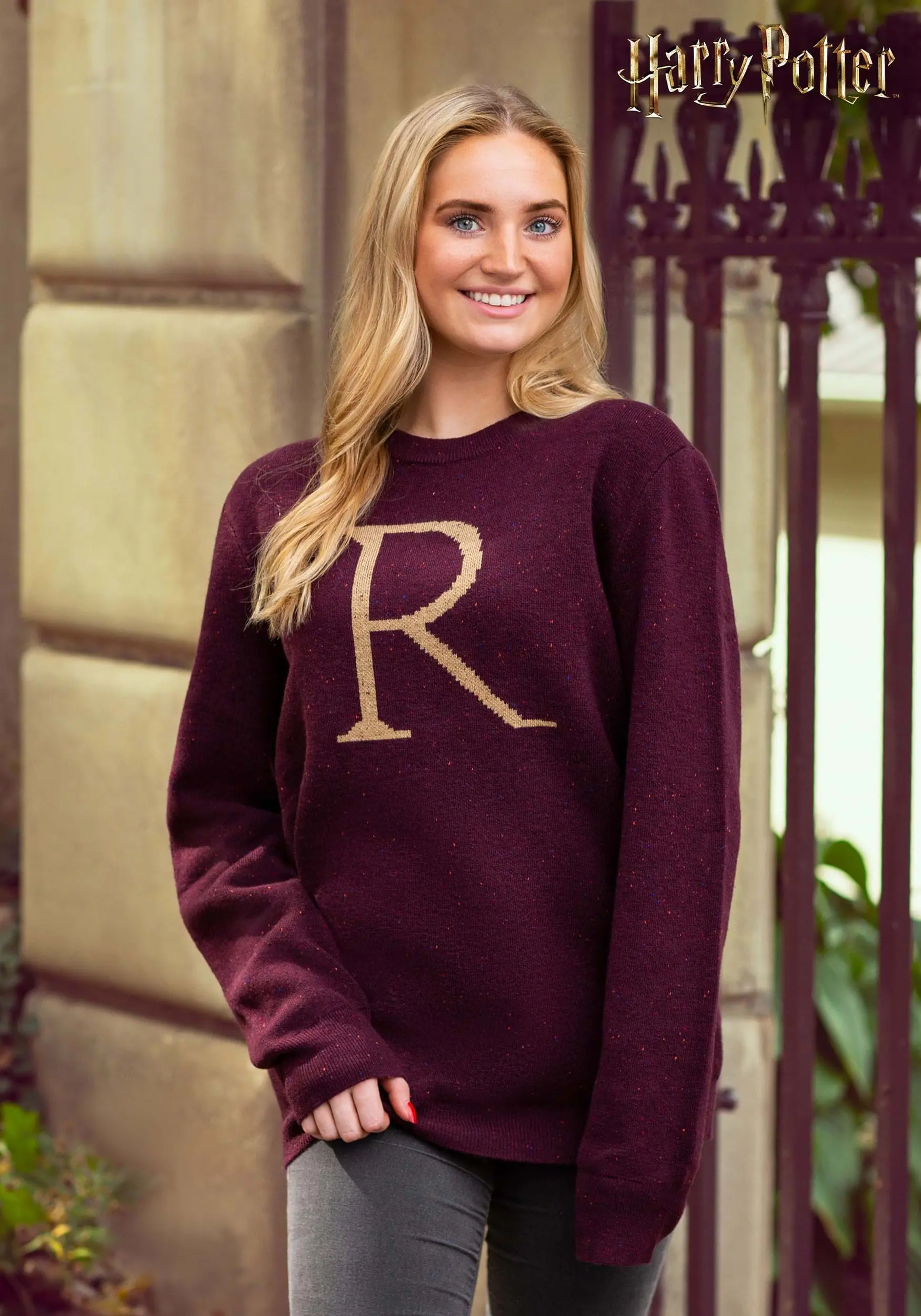Ron Weasley "R" Christmas Sweater For Adults 3 Ron Weasley "R" Christmas Sweater For Adults