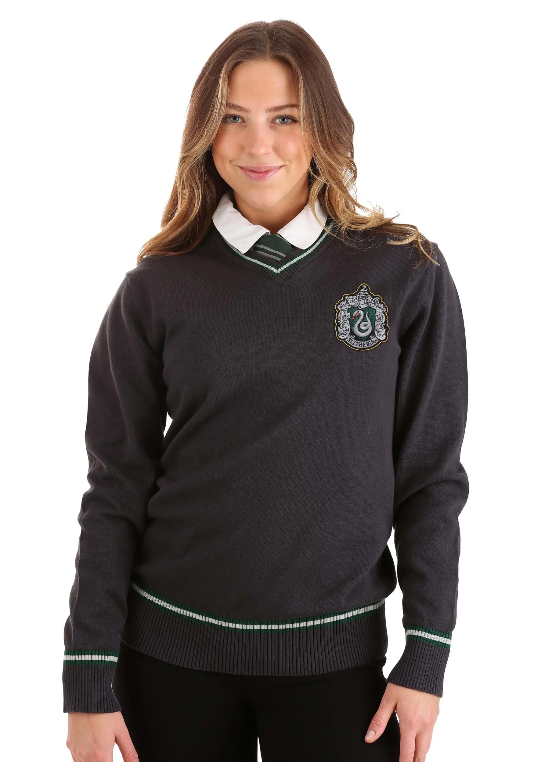 Slytherin Uniform Harry Potter Sweater For Adults 5 Slytherin Uniform Harry Potter Sweater For Adults - Image 3
