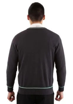 Slytherin Uniform Harry Potter Sweater For Adults 12 Slytherin Uniform Harry Potter Sweater For Adults -Harry Potter Gifts Shop adult slytherin uniform harry potter sweater alt 4