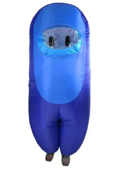 Kid's Blue Sus Crewmate Killer Costume