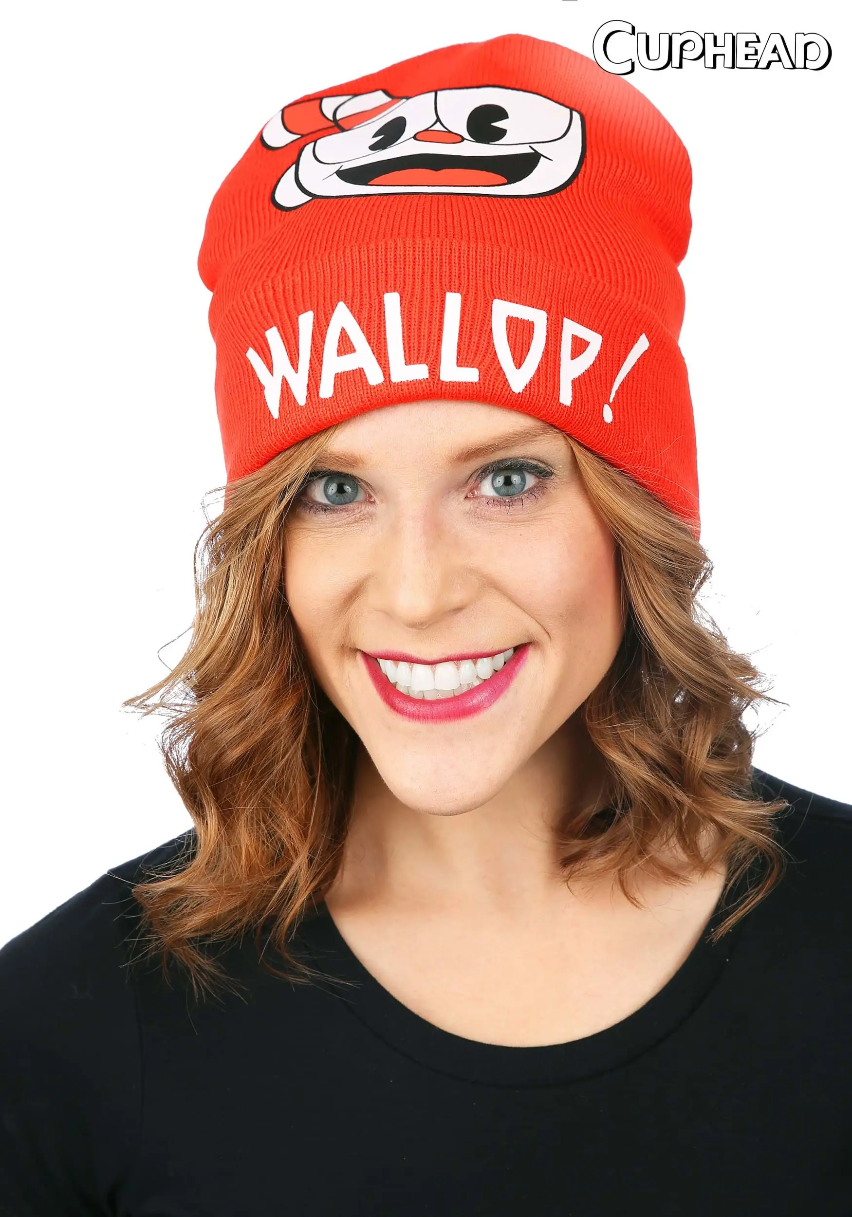 Cuphead Printed Foldup Knit Beanie 3 Cuphead Printed Foldup Knit Beanie