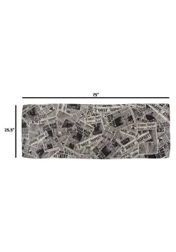 Daily Prophet Newspaper Print Lightweight Scarf 11 Daily Prophet Newspaper Print Lightweight Scarf -Harry Potter Gifts Shop daily prophet newspaper print lightweight scarf alt 4