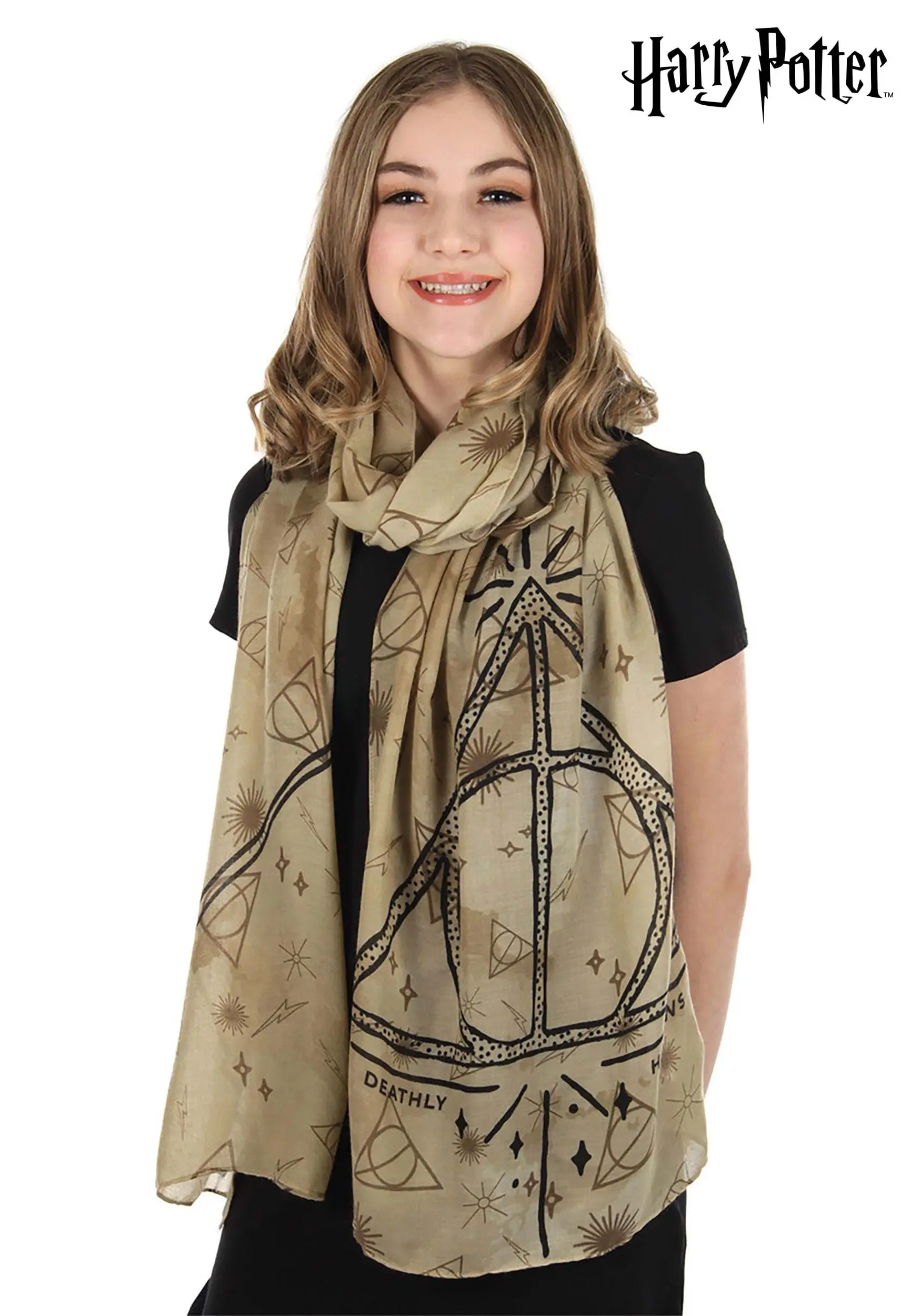 Deathly Hallows Lightweight Scarf 3 Deathly Hallows Lightweight Scarf