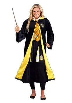 Harry Potter Plus Size Adult Deluxe Hufflepuff Robe