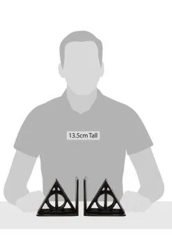 Harry Potter Deathly Hallows Decorative Bookends -Harry Potter Gifts Shop harry potter deathly hallows bookends alt 3