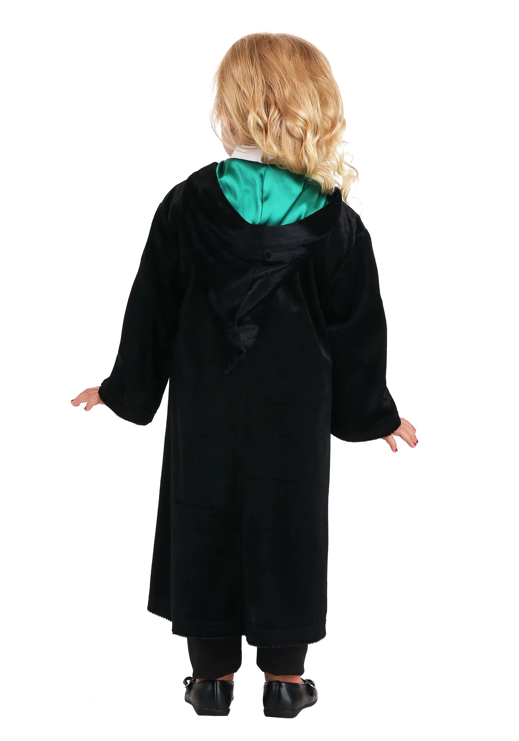 Harry Potter Toddler Deluxe Slytherin Robe 6 Harry Potter Toddler Deluxe Slytherin Robe - Image 4