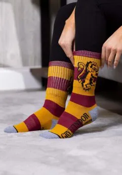 Harry Potter Gryffindor Stripe Rugby Crew Socks
