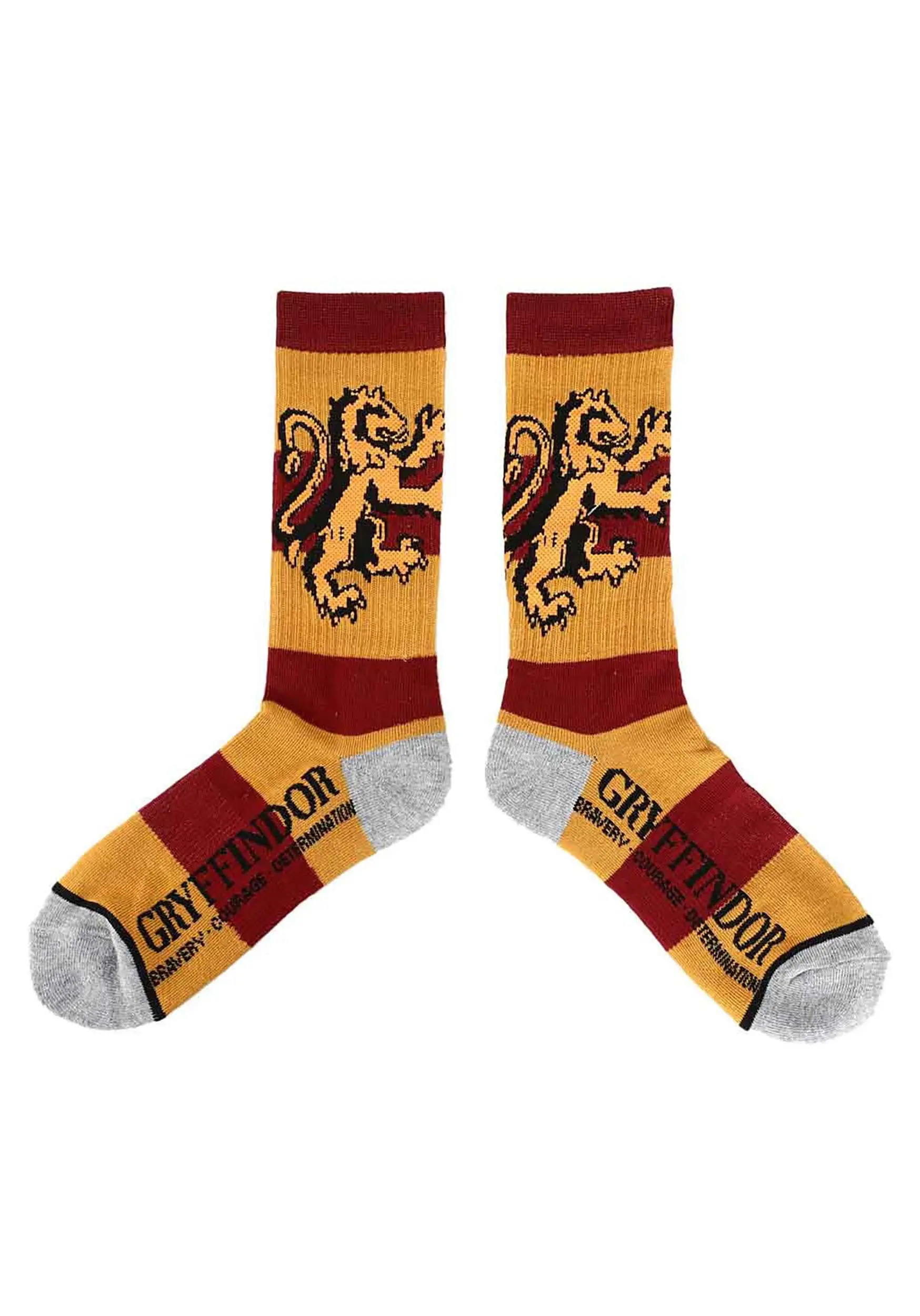 Harry Potter Gryffindor Stripe Rugby Crew Socks 4 Harry Potter Gryffindor Stripe Rugby Crew Socks - Image 2