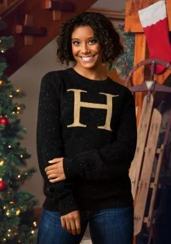 Harry Potter Gifts Shop -Harry Potter Gifts Shop harry potter h christmas sweater for adults alt 1