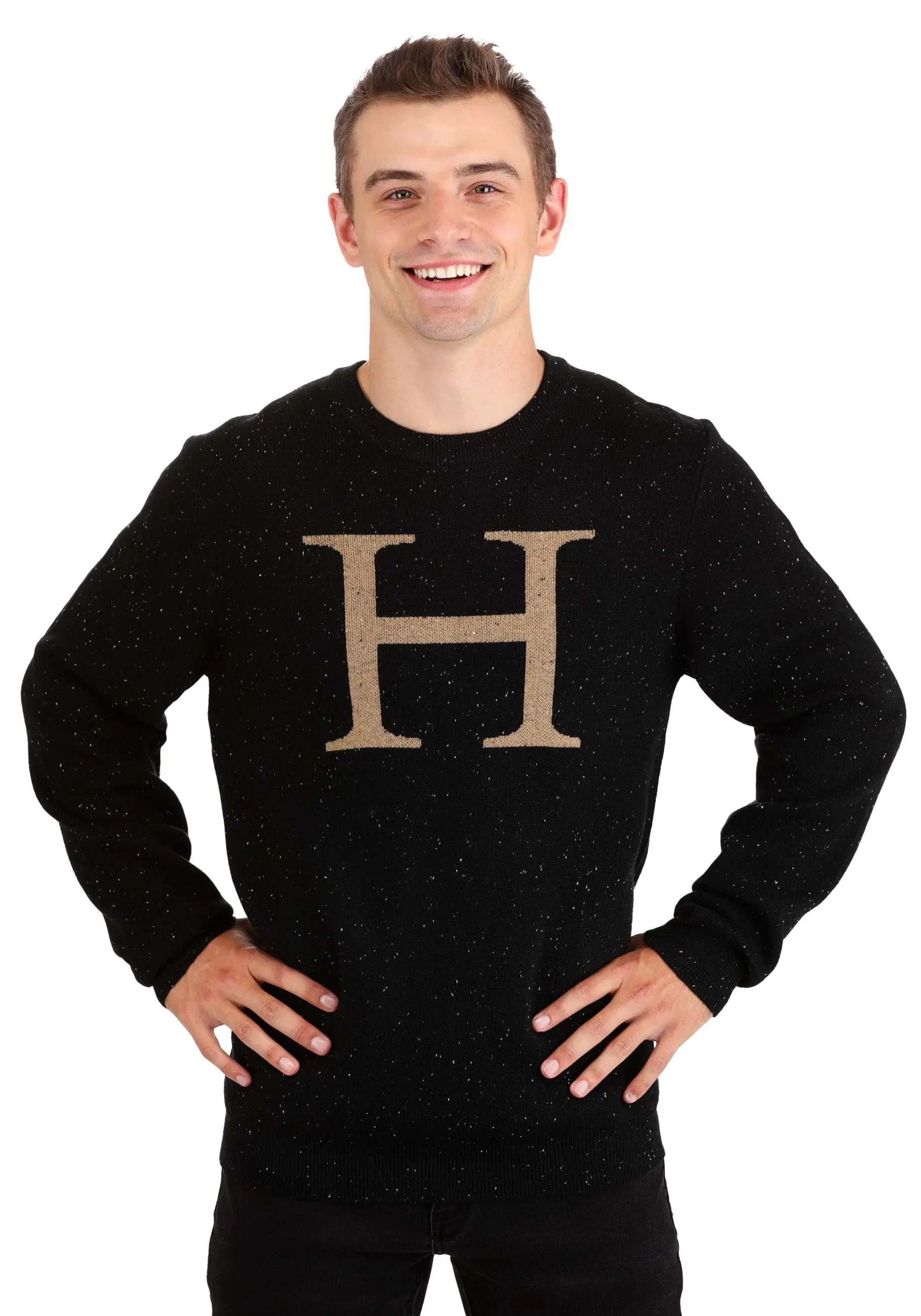 Adult Harry Potter "H" Christmas Sweater 5 Adult Harry Potter "H" Christmas Sweater - Image 3