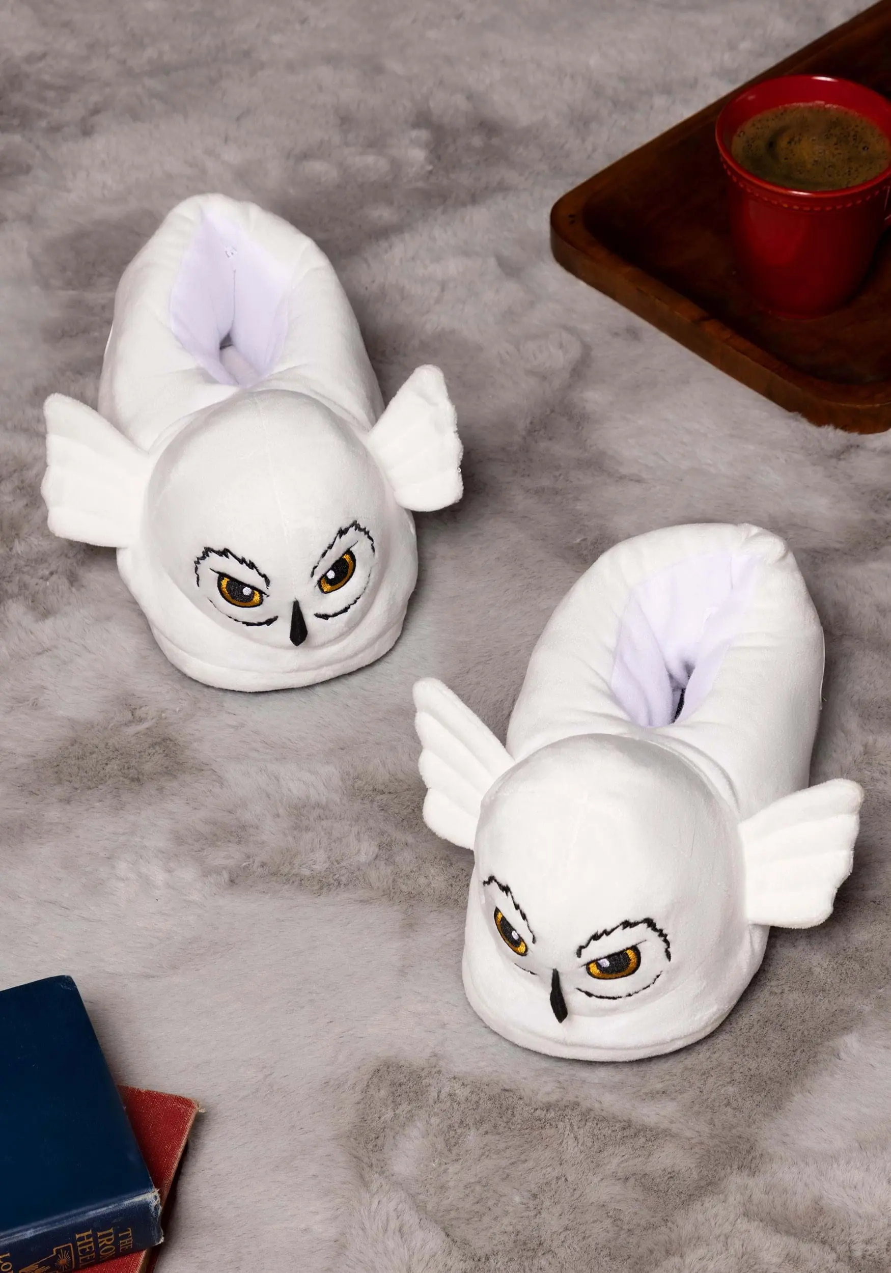 Adult Harry Potter Hedwig Slippers 4 Adult Harry Potter Hedwig Slippers - Image 2