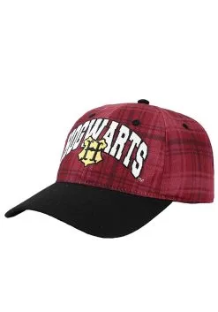 Adult Harry Potter Hogwarts Twill Plaid Hat