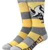 Harry Potter Hufflepuff Stripe Rugby Crew Socks -Harry Potter Gifts Shop harry potter hufflepuff rugby stripe crew socks