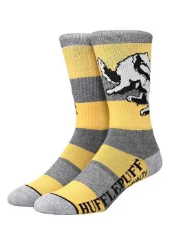 Harry Potter Hufflepuff Stripe Rugby Crew Socks