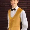 Harry Potter Hufflepuff Deluxe Men's Vest -Harry Potter Gifts Shop harry potter hufflepuff velvet vest 2