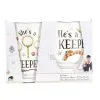 Harry Potter S/He's A Keeper 2pc Glass Set 1 Harry Potter S/He's A Keeper 2pc Glass Set -Harry Potter Gifts Shop harry potter keeper 2pc glass set 1