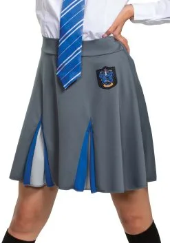 Harry Potter Ravenclaw Skirt For Kids 7 Harry Potter Ravenclaw Skirt For Kids -Harry Potter Gifts Shop harry potter kids ravenclaw skirt alt 2