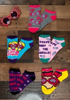 Harry Potter Luna Lovegood 5 Pack Of Ankle Socks