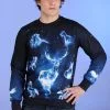 Harry Potter Patronus Ugly Sweatshirt For Adults 2 Harry Potter Patronus Ugly Sweatshirt For Adults -Harry Potter Gifts Shop harry potter patronus adult ugly sweatshirt