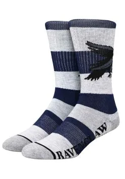 Harry Potter Ravenclaw Stripe Rugby Crew Socks
