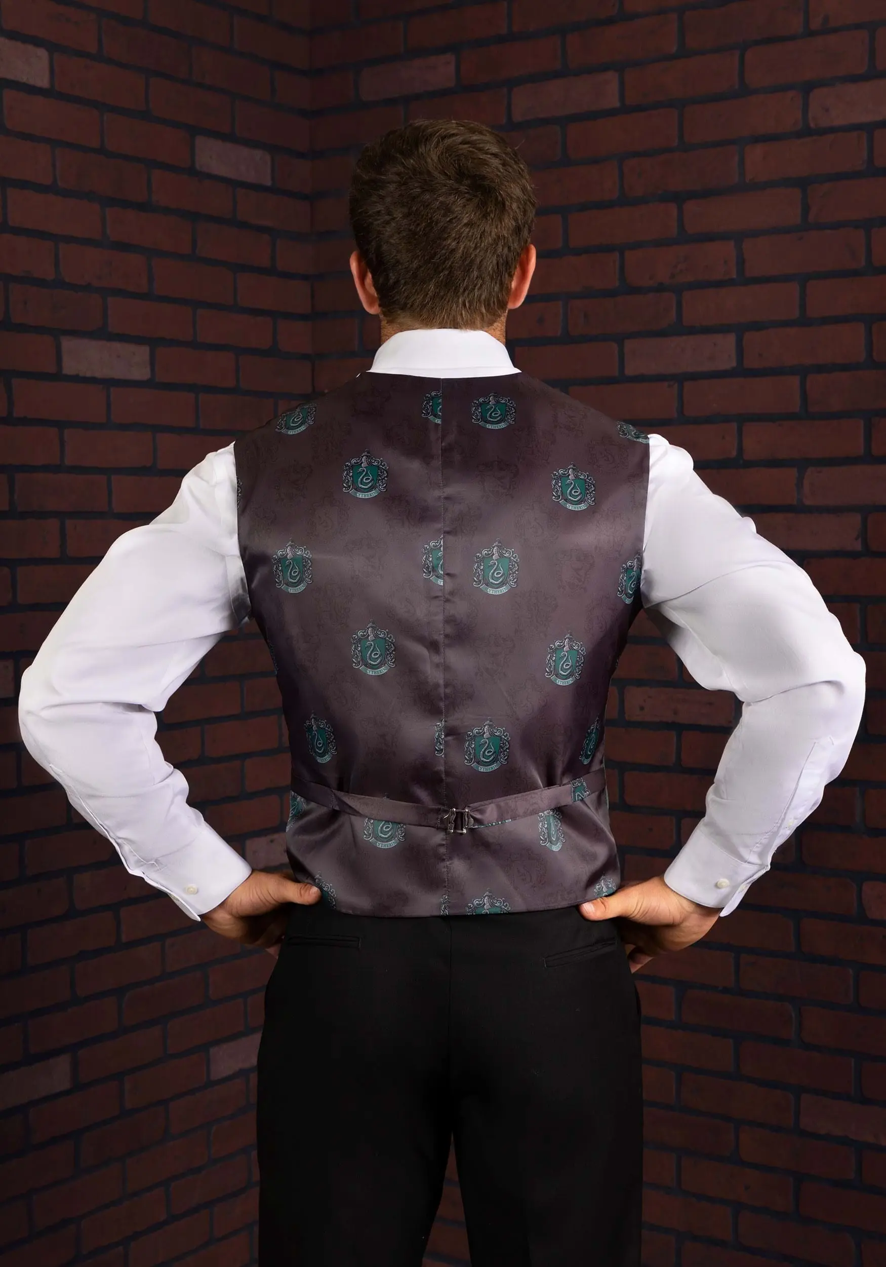 Harry Potter Slytherin Deluxe Men's Vest 5 Harry Potter Slytherin Deluxe Men's Vest - Image 3