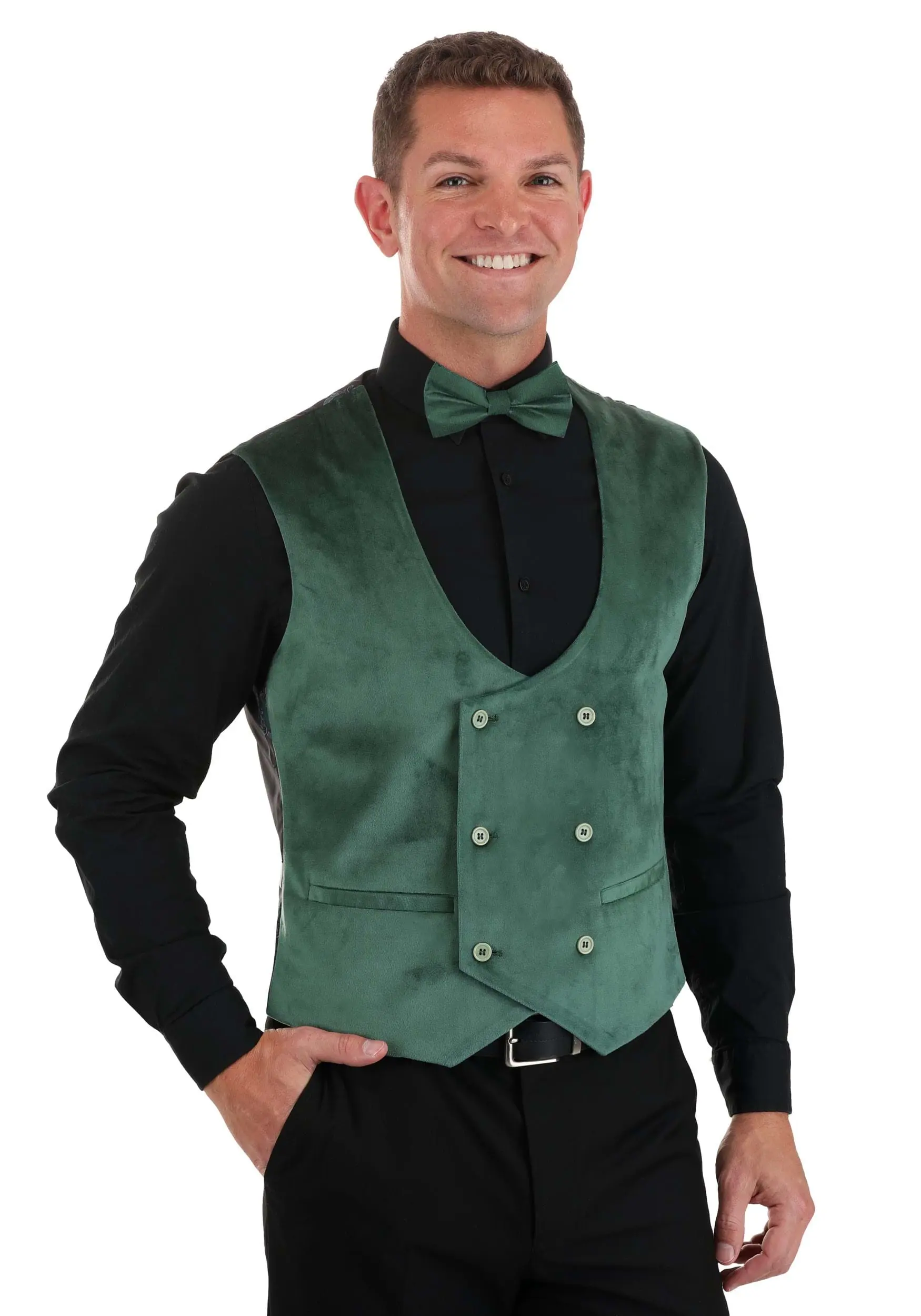 Harry Potter Slytherin Deluxe Men's Vest 10 Harry Potter Slytherin Deluxe Men's Vest - Image 8