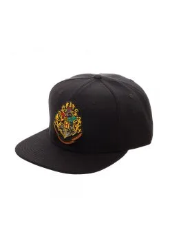 Hogwarts Crest Harry Potter Snap Back Hat For Adults