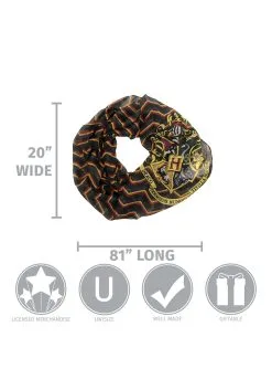 Hogwarts Infinity Scarf 7 Hogwarts Infinity Scarf -Harry Potter Gifts Shop hogwarts infinity scarf alt 2