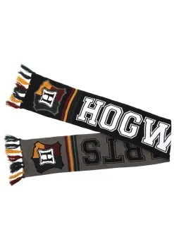 Hogwarts Reversible Knit Scarf -Harry Potter Gifts Shop hogwarts reversible knit scarf alt 2