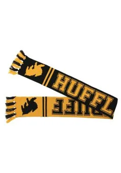 Hufflepuff Reversible Knit Scarf -Harry Potter Gifts Shop hufflepuff reversible knit scarf alt 2