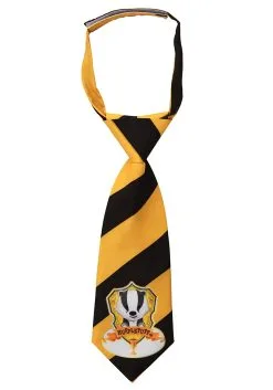 Hufflepuff Crest Toddler Tie -Harry Potter Gifts Shop hufflepuff toddler tie alt 1