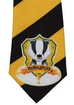 Hufflepuff Crest Toddler Tie -Harry Potter Gifts Shop hufflepuff toddler tie alt 2