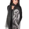 Harry Potter Voldemort Dark Mark Lightweight Scarf -Harry Potter Gifts Shop lightweight scarf dark mark