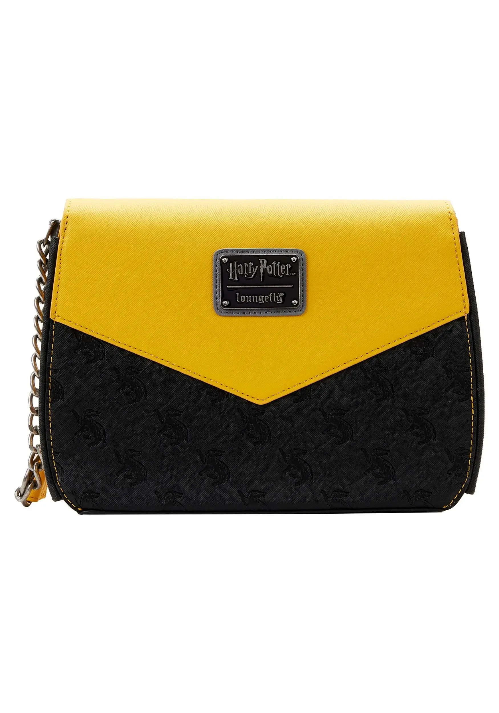 Harry Potter Hufflepuff Chain Strap Loungefly Crossbody Bag 4 Harry Potter Hufflepuff Chain Strap Loungefly Crossbody Bag - Image 2