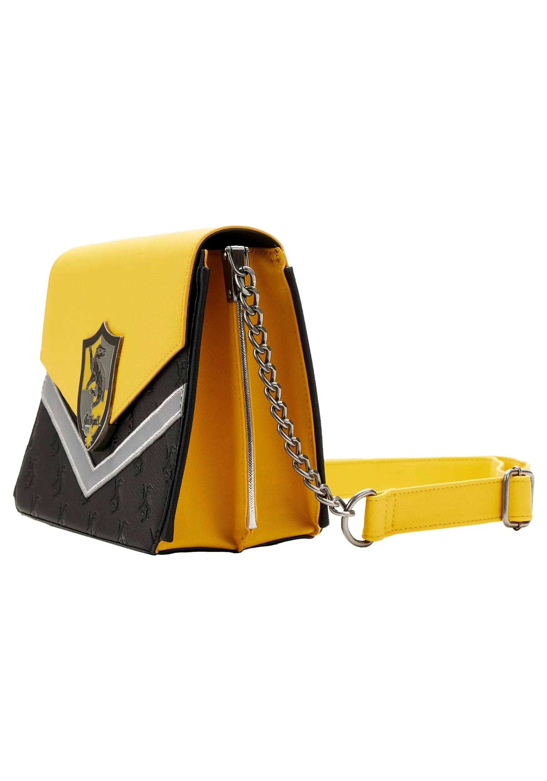Harry Potter Hufflepuff Chain Strap Loungefly Crossbody Bag 5 Harry Potter Hufflepuff Chain Strap Loungefly Crossbody Bag - Image 3