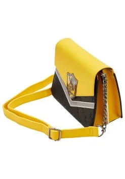 Harry Potter Hufflepuff Chain Strap Loungefly Crossbody Bag 10 Harry Potter Hufflepuff Chain Strap Loungefly Crossbody Bag -Harry Potter Gifts Shop loungefly harry potter hufflepuff chain crossbody bag alt 3