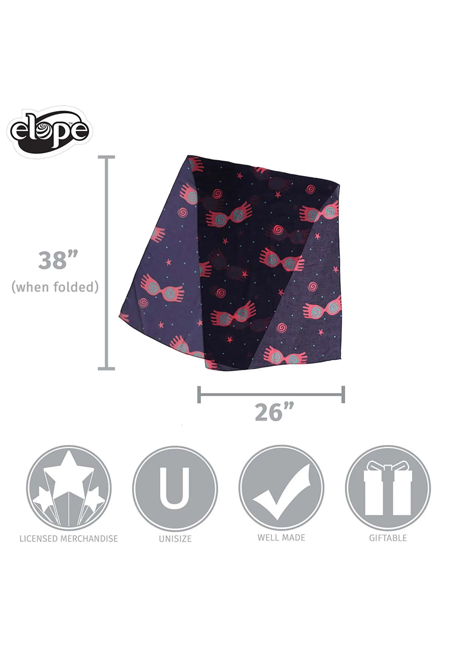 Luna Lovegood Spectrespecs Lightweight Scarf 6 Luna Lovegood Spectrespecs Lightweight Scarf - Image 4
