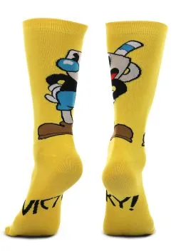 Mugman Victory! Crew Socks 13 Mugman Victory! Crew Socks -Harry Potter Gifts Shop mugman victory crew socks alt 4