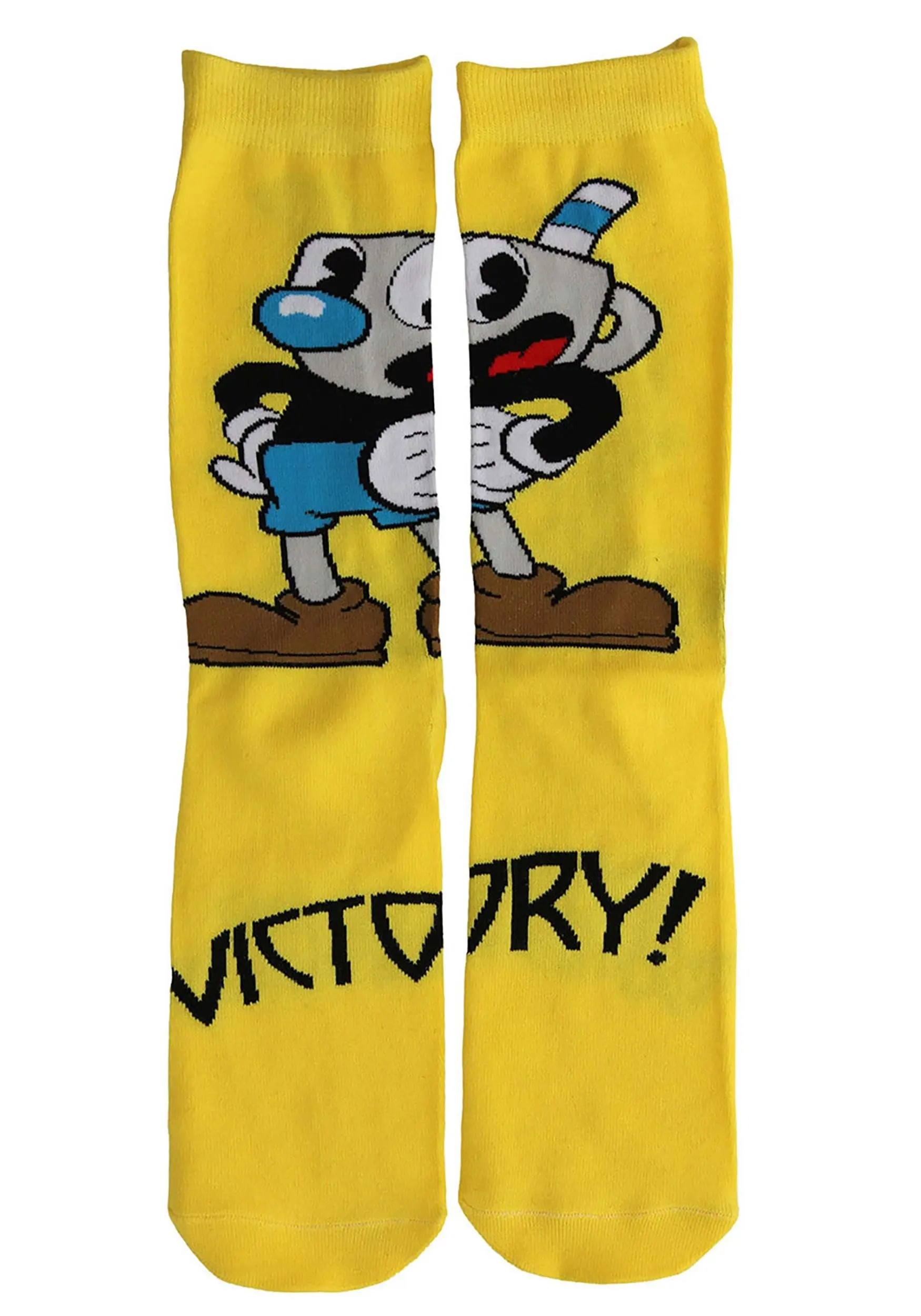 Mugman Victory! Crew Socks 8 Mugman Victory! Crew Socks - Image 6
