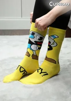 Mugman Victory! Crew Socks