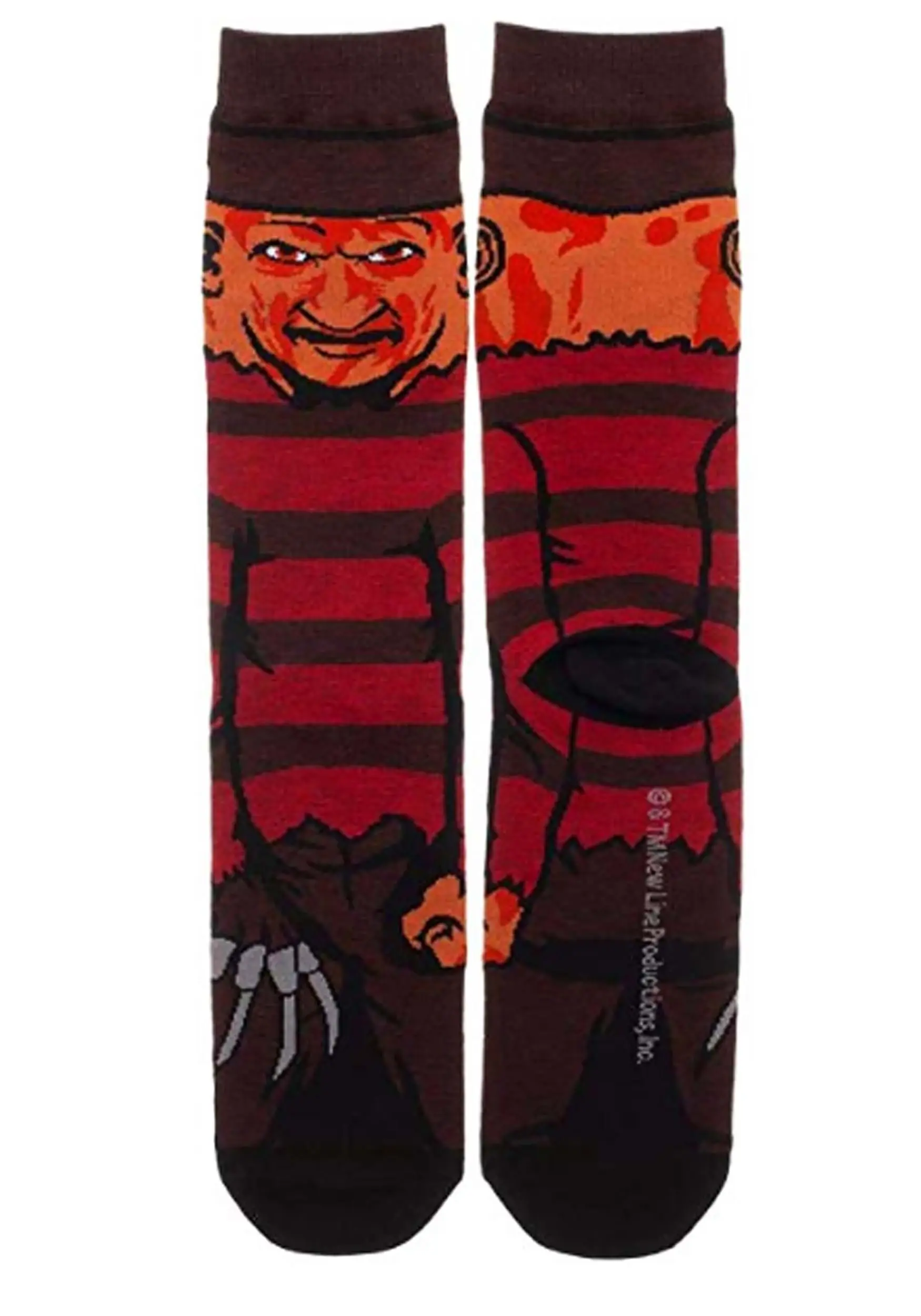 Adult Nightmare On Elm Street Freddy Krueger Sublimated Socks Unisex 4 Adult Nightmare On Elm Street Freddy Krueger Sublimated Socks Unisex - Image 2
