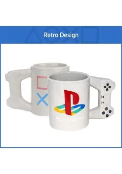 Classic Playstation Controller Ceramic Mug -Harry Potter Gifts Shop playstation controller mug alt 2