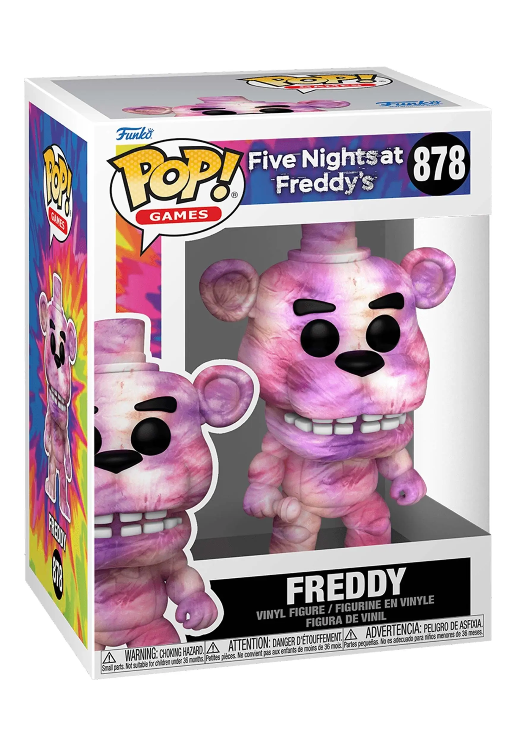 Funko POP! Games: Five Nights At Freddy's Tie-Dye - Freddy Vinyl Figure 4 Funko POP! Games: Five Nights At Freddy's Tie-Dye - Freddy Vinyl Figure - Image 2