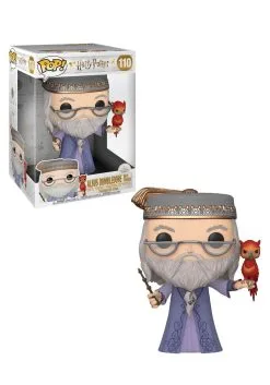 POP! Harry Potter: 10" Dumbledore W/ Fawkes Vinyl Figure